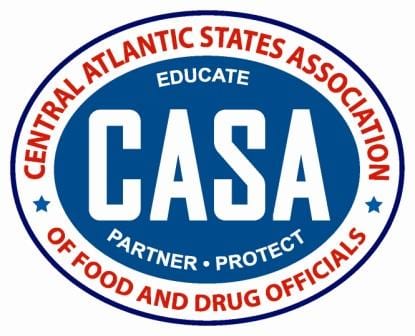 Central Atlantic states association of food and drug officials logo
