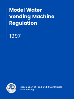 Model Water Vending Machine Regulation