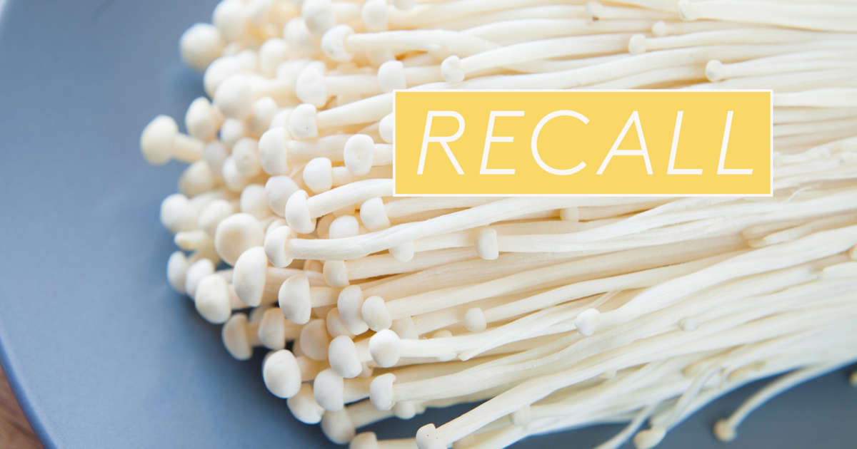 Enoki mushrooms distributed nationwide recalled due to listeria concerns