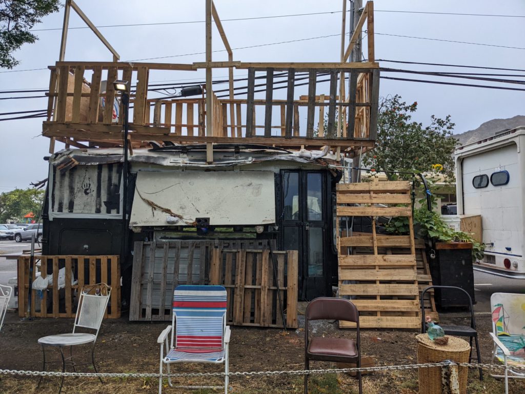 Wooden Structure On Top Of Food Truck Questioned